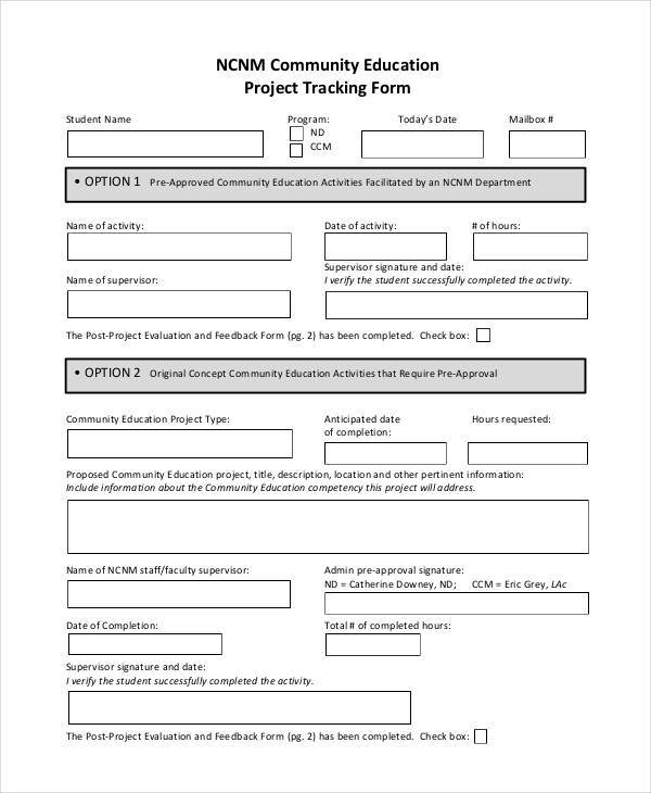 education project tracking form1