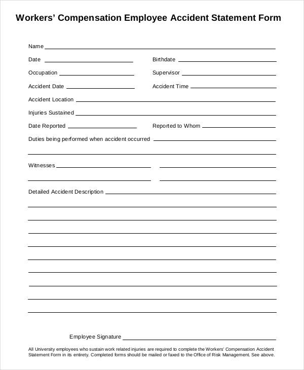 FREE 35+ Printable Statement Forms in PDF | Excel | MS Word