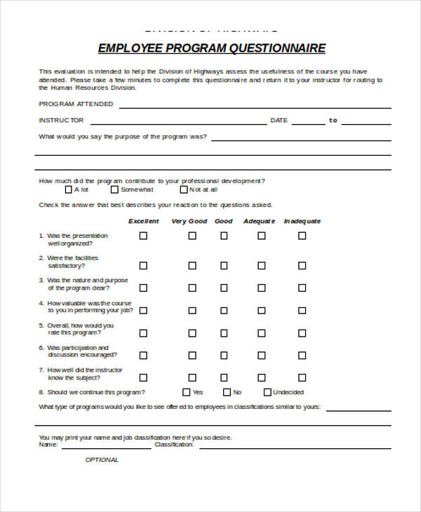 employee development training evaluation form2