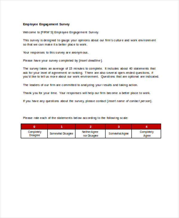 employee engagement survey form1