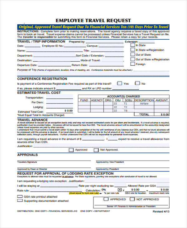 employee travel request form6