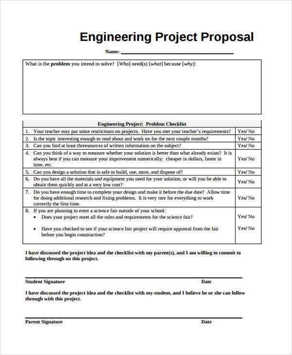 FREE 11+ Project Proposal Forms in PDF MS Word Excel