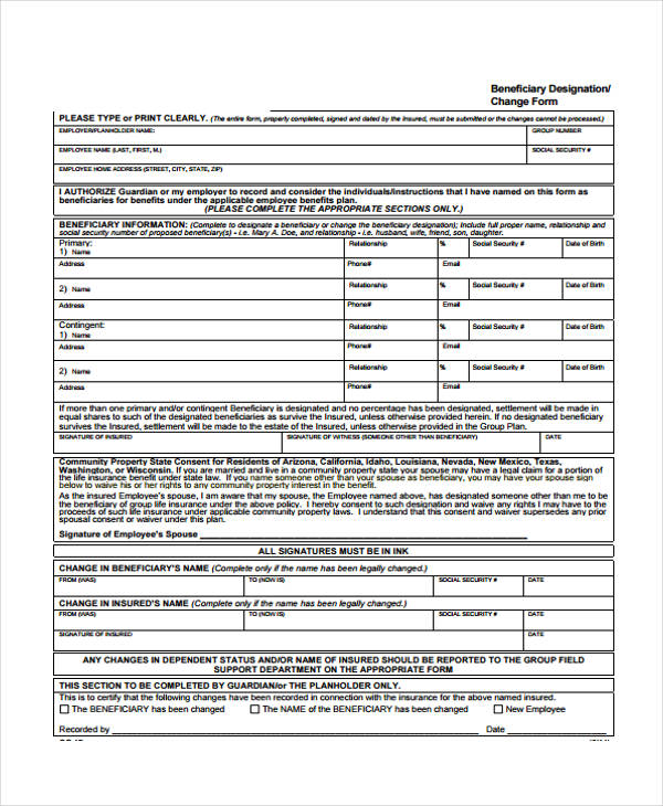 executor beneficiary release form