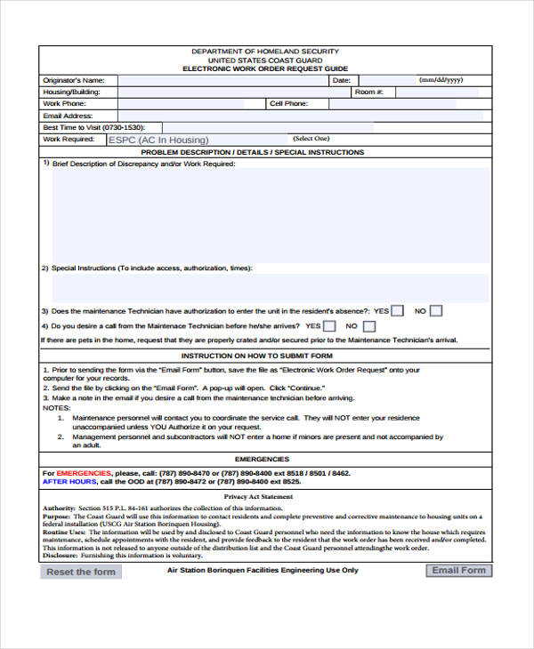 facilities work order request form1