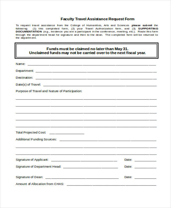 faculty travel assistance request form2
