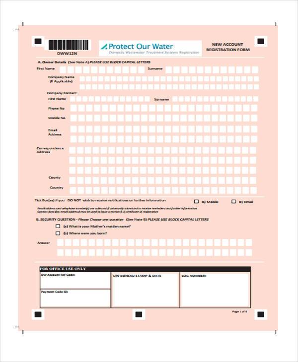 fillable registration form in pdf