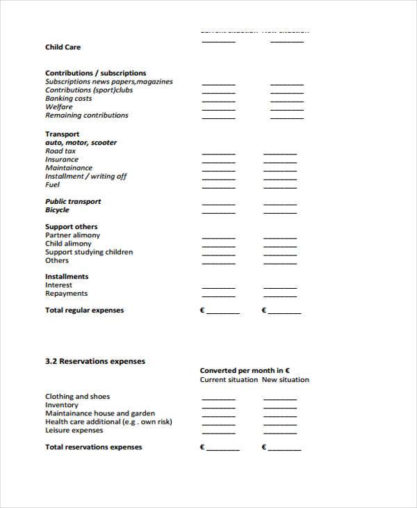 FREE 41+ Budget Forms in PDF