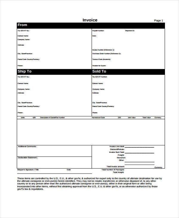 free fillable invoice form2