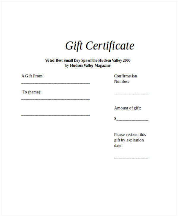 free gift certificate form1