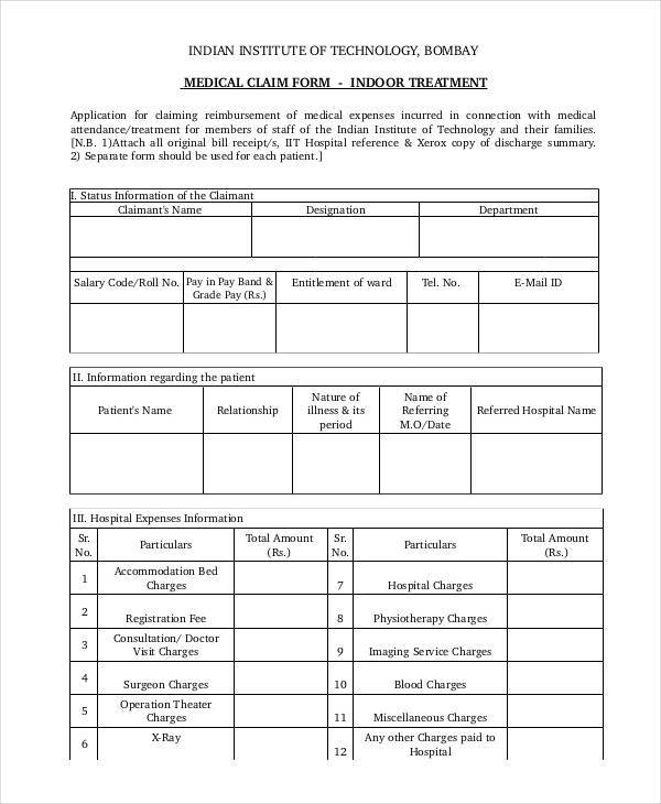 FREE 37+ Blank Medical Forms in PDF | MS Word | Excel