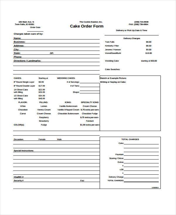 free 35 simple order forms in pdf excel ms word