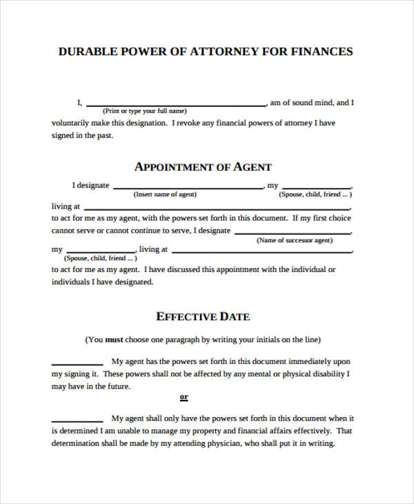 FREE 24+ Power of Attorney Forms in PDF | MS Word