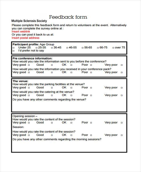 free teacher training workshop feedback form