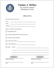 general affidavit of fact form
