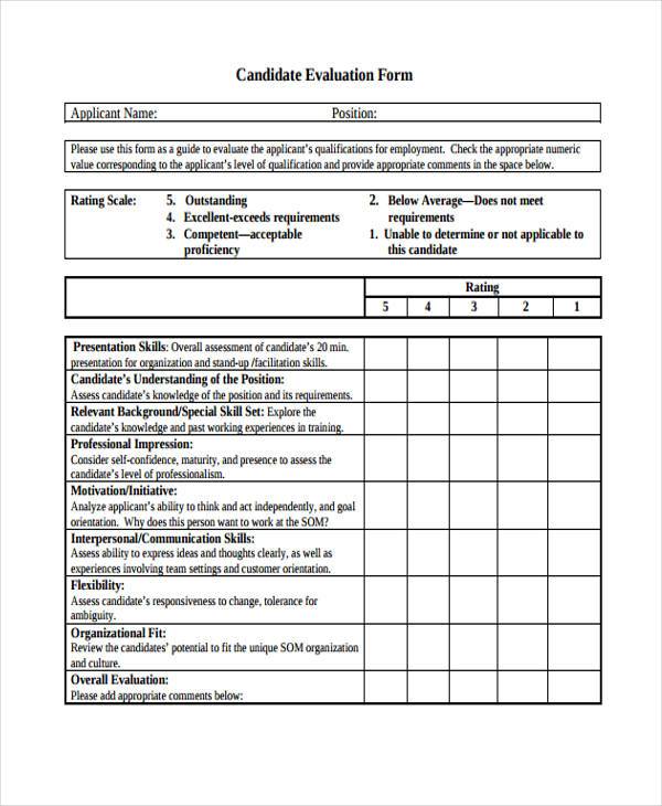 hr candidate evaluation form1