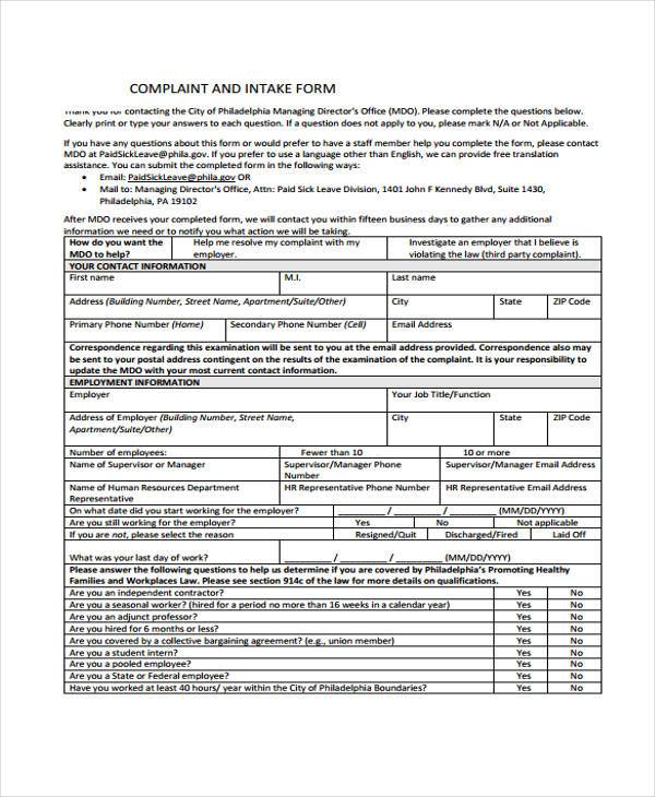 FREE 43+ Sample HR Forms in PDF Excel MS Word