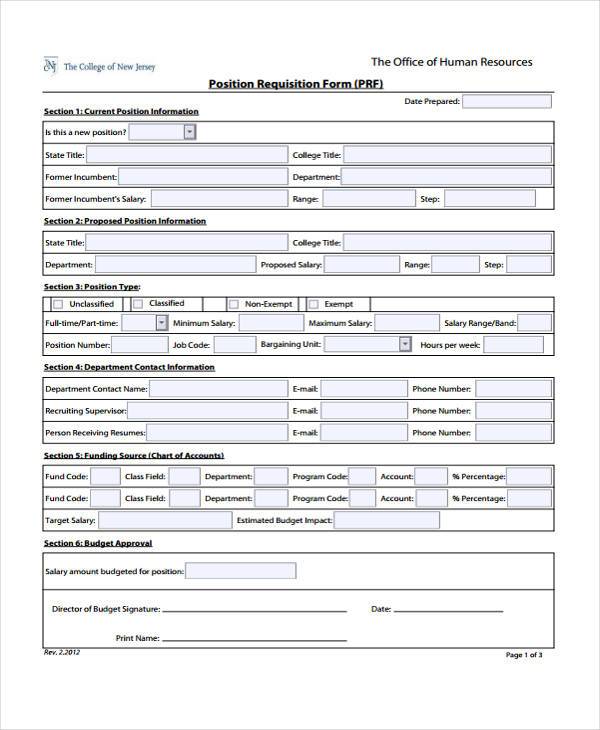 hr position requisition form2