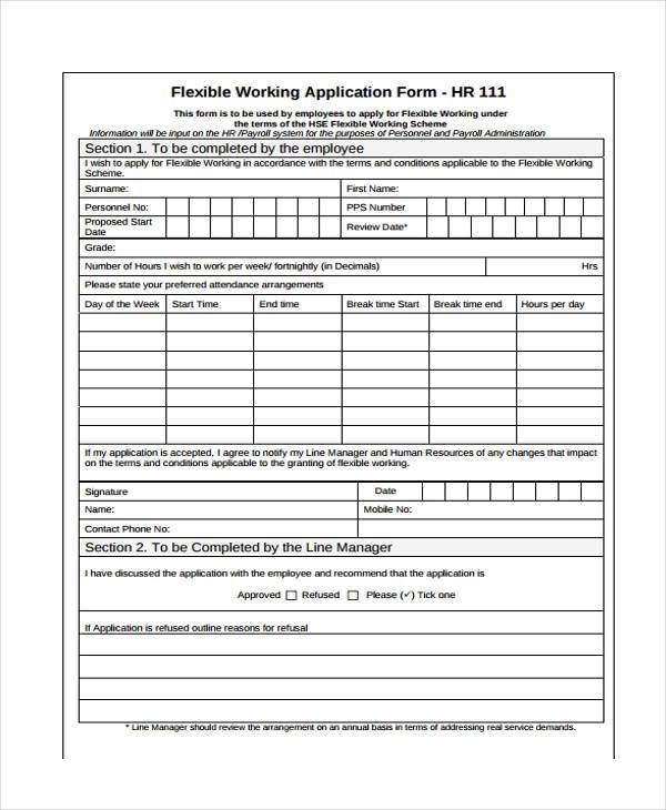 FREE 43+ Sample HR Forms in PDF | Excel | MS Word