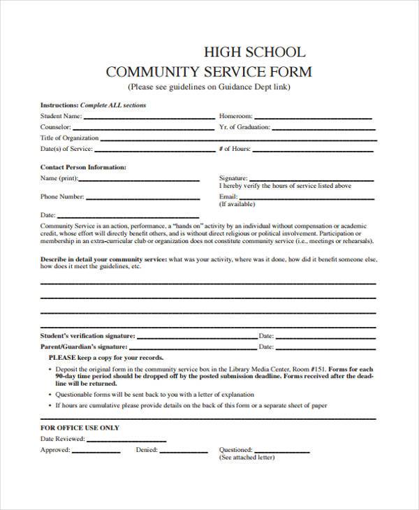 FREE 33+ Service Forms in PDF