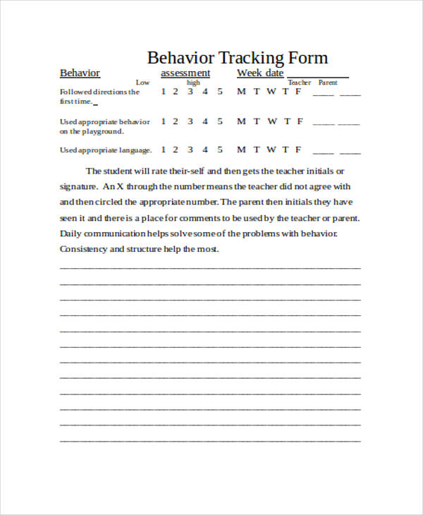 FREE 32+ Tracking Forms in PDF | MS Word | Excel