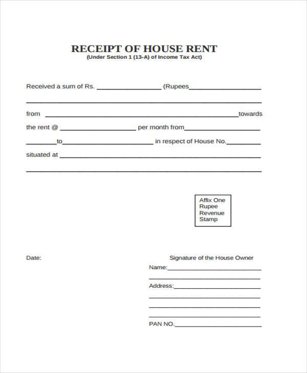 Free 44+ Receipt Forms In Pdf