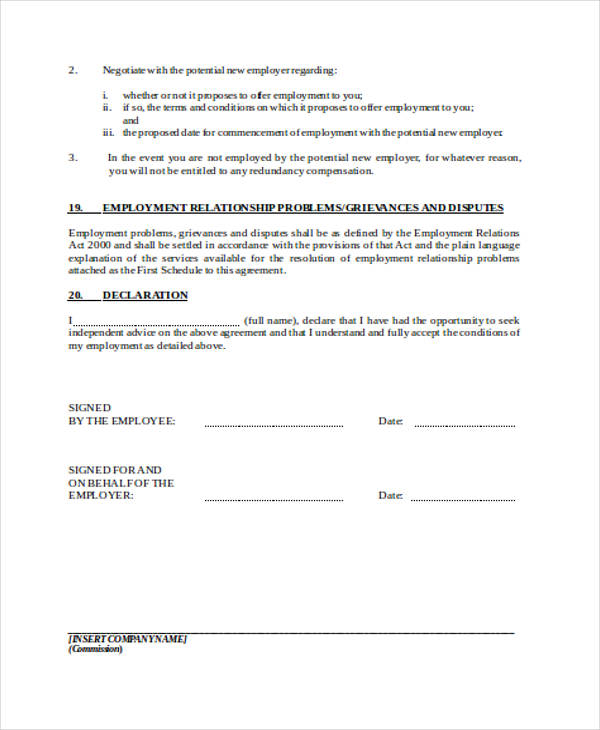 FREE 29+ Sample Contract Agreement Forms in PDF | MS Word