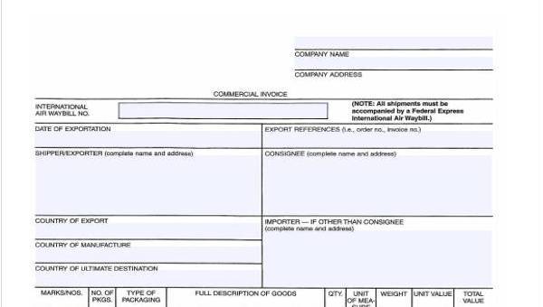 invoice forms in pdf