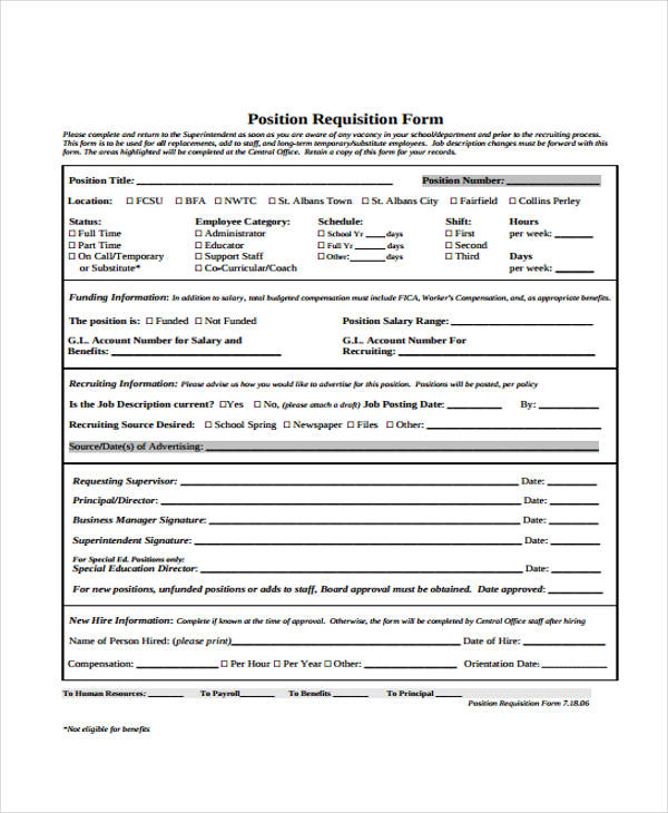 job posting requisition form1