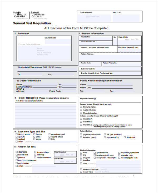 FREE 83+ Requisition Forms in PDF