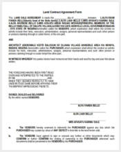 land contract agreement form1