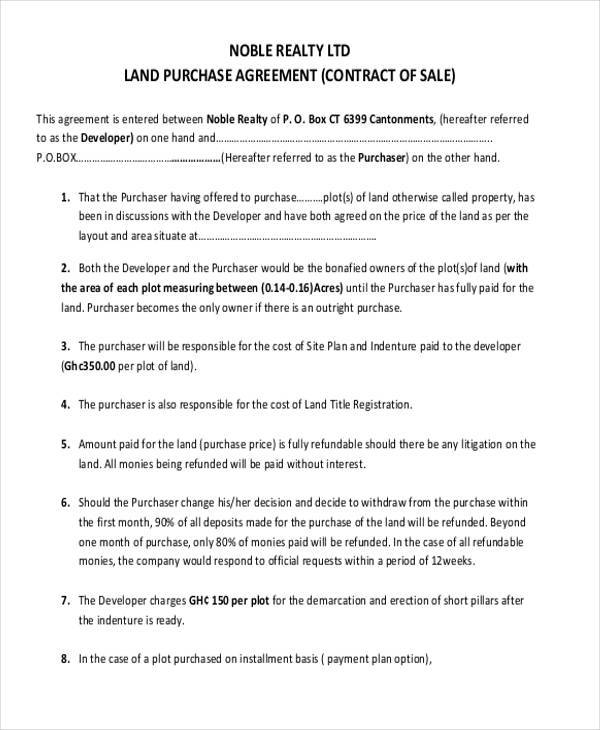 land purchase contract form2