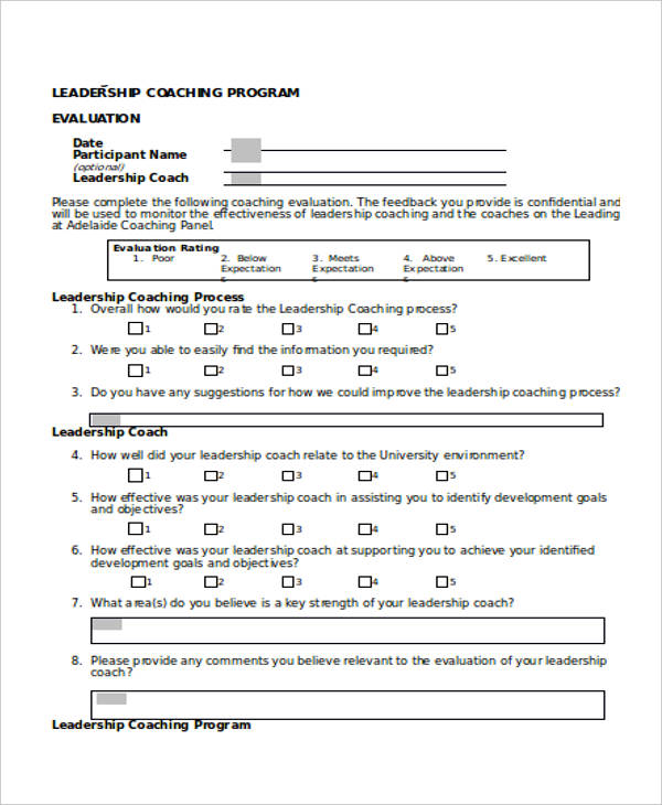 FREE 25+ Sample Training Evaluation Forms in PDF MS Word