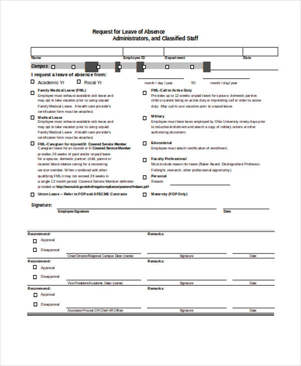 leave of absence request form3