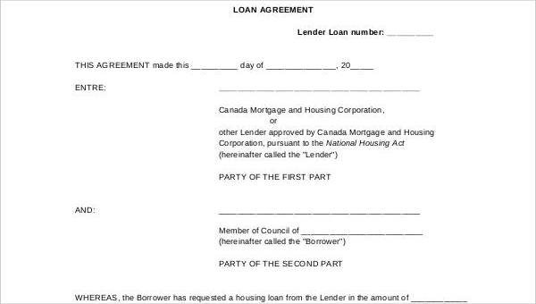 Real Estate Loan Agreement Template