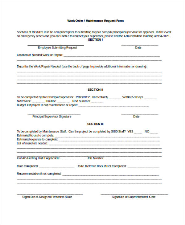 maintenance work order request form1
