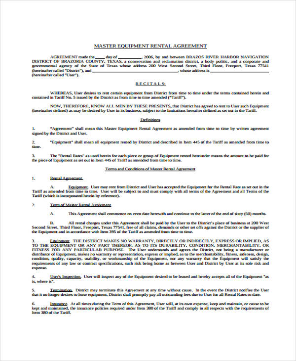 FREE 21+ Sample Rental Agreement Forms in PDF | MS Word