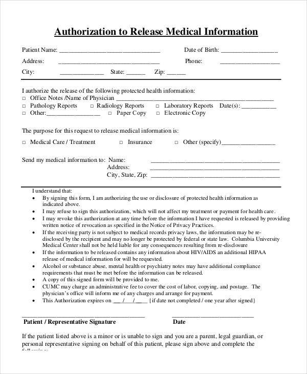 Free 37+ Blank Medical Forms In Pdf 