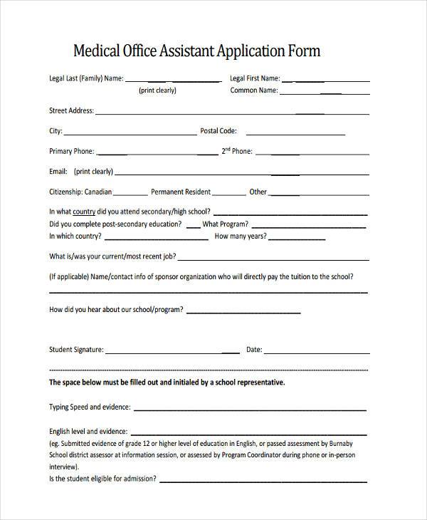 FREE 39+ Medical Forms in PDF | MS Word | Excel