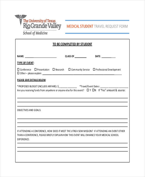 medical student travel request form1
