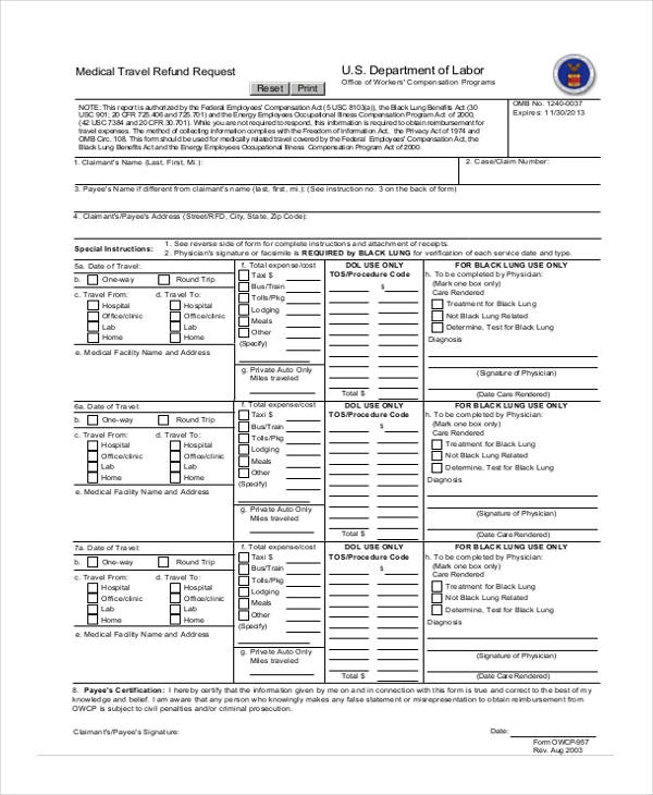 gaura travel refund form