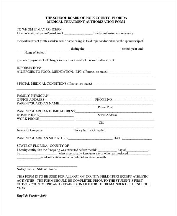 medical treatment authorization form4