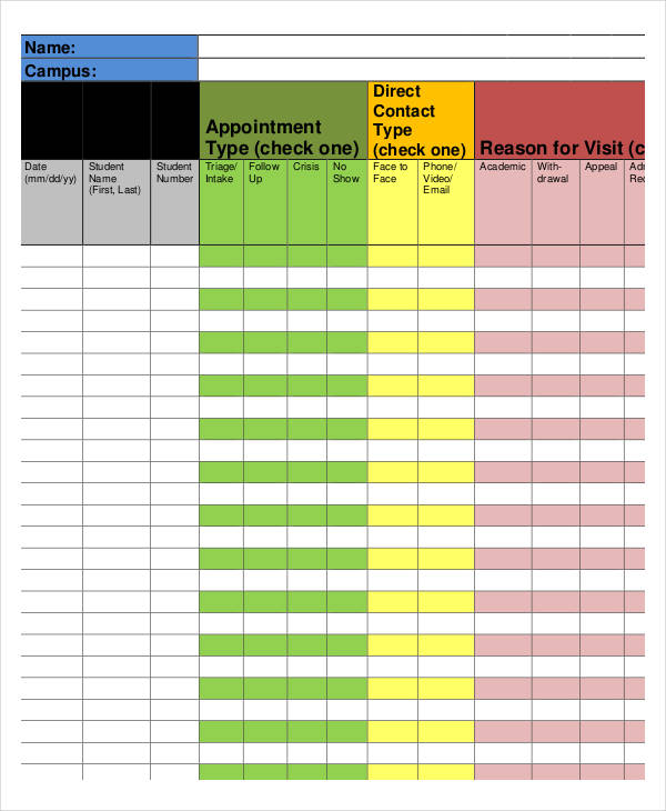 FREE 42+ Tracking Form Examples in PDF | Excel | MS Word