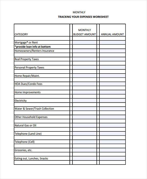 FREE 44+ Expense Forms in PDF | MS Word | Excel