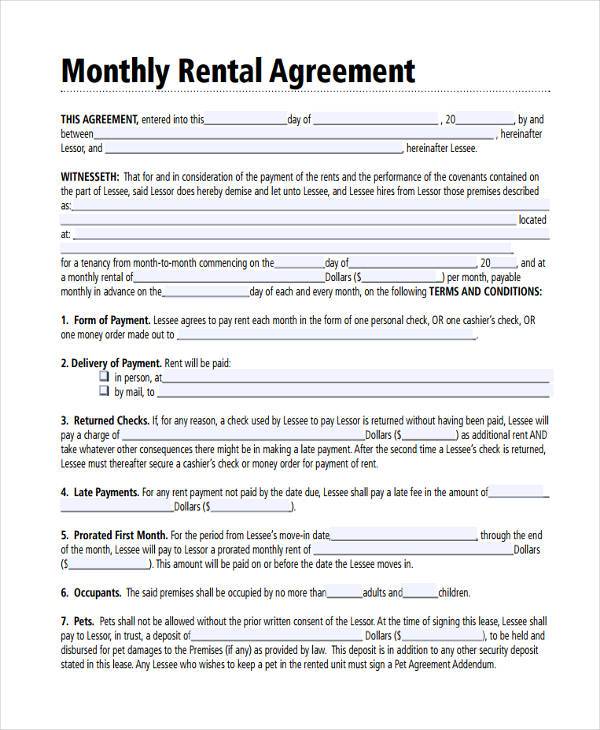 FREE 44+ Agreement Forms in PDF