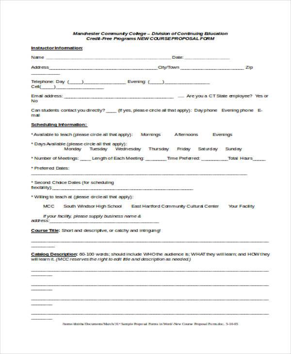 new course proposal form1
