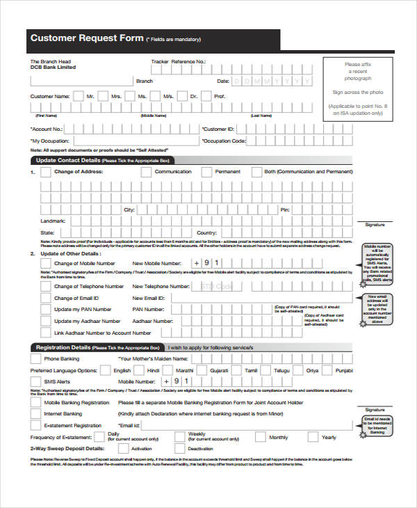 new customer request form1