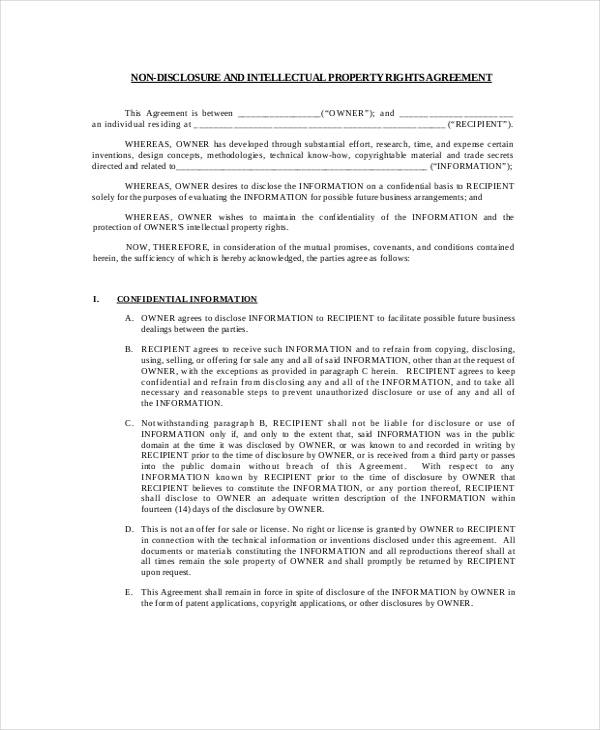 FREE 9+ Property Agreement Forms in PDF MS Word