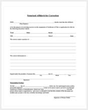 notarized general affidavit form