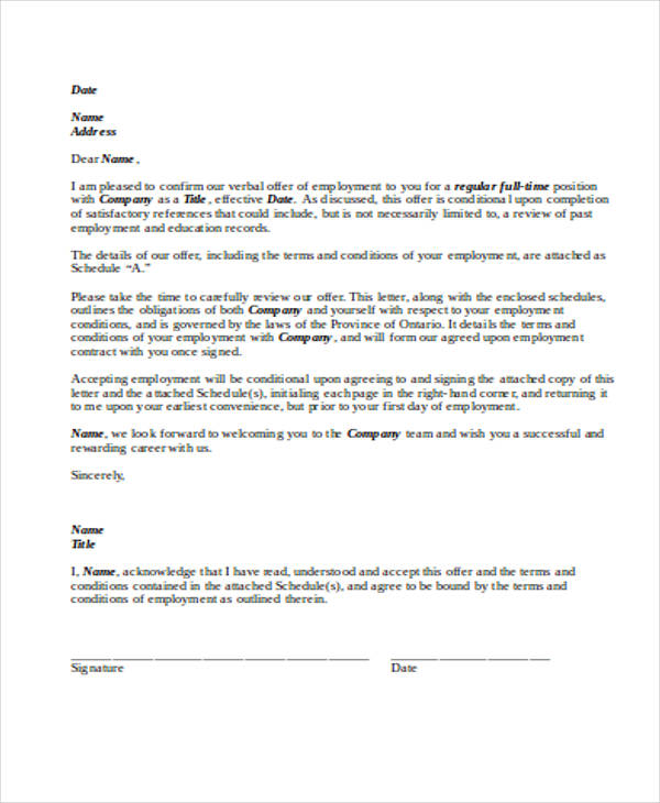 offer letter employment contract agreement form2