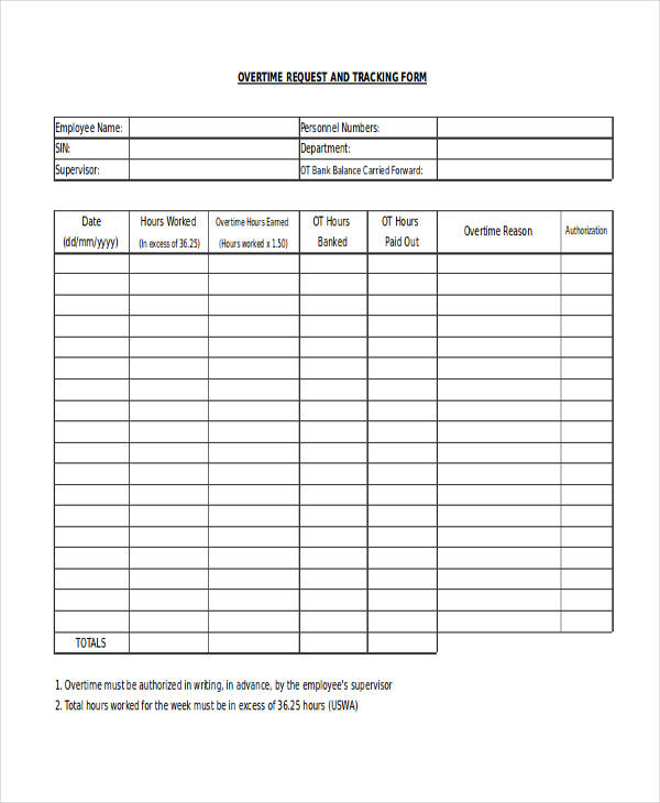 overtime employee requisition form